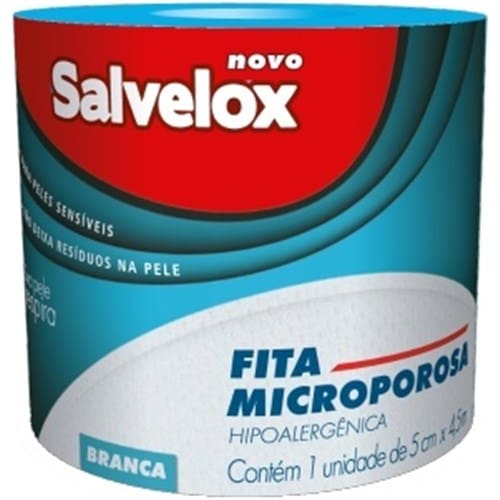 imagem de FITA MICROPORE SALVELOX 5CMX4,5MT