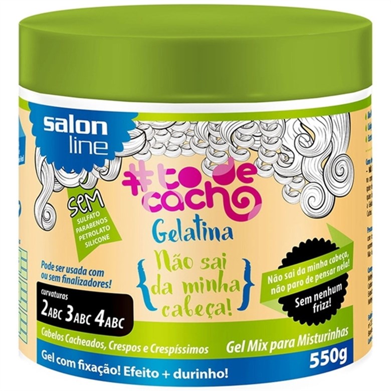 imagem de GELATINA S LINE 550GR TODECACHO NAO SAI MINHA CAB