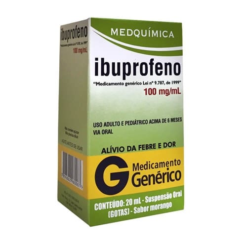 imagem de IBUPROFENO 100MG GTS 20ML MEDQUIMICA