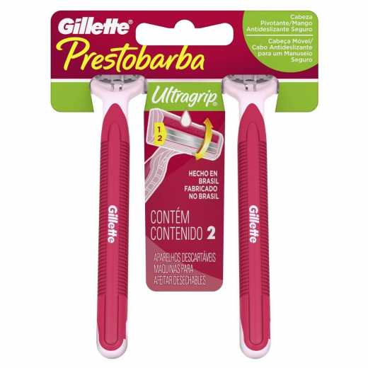 imagem de APAR BARBA PREST ULTRAGRIP 2UN FEMIMINO