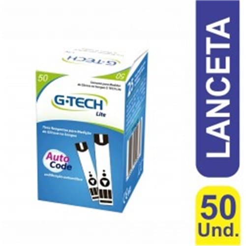 imagem de TIRA GLICEMIA GTECH LITE 50UND