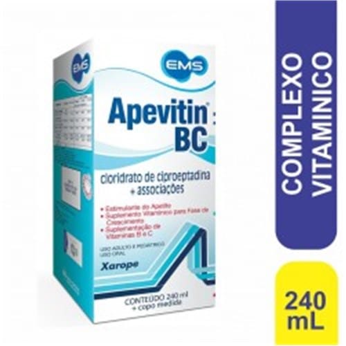 imagem de APEVITIN BC  XPE 240ML EMS