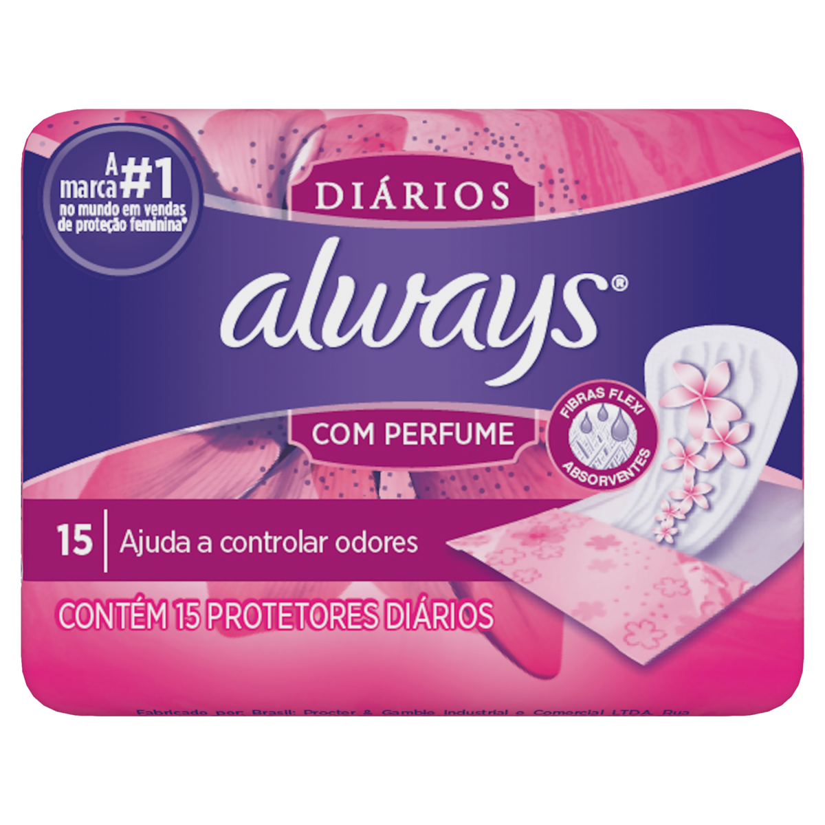imagem de ABS ALWAYS PROTETOR DIARIO 15UN C/ PERFUME