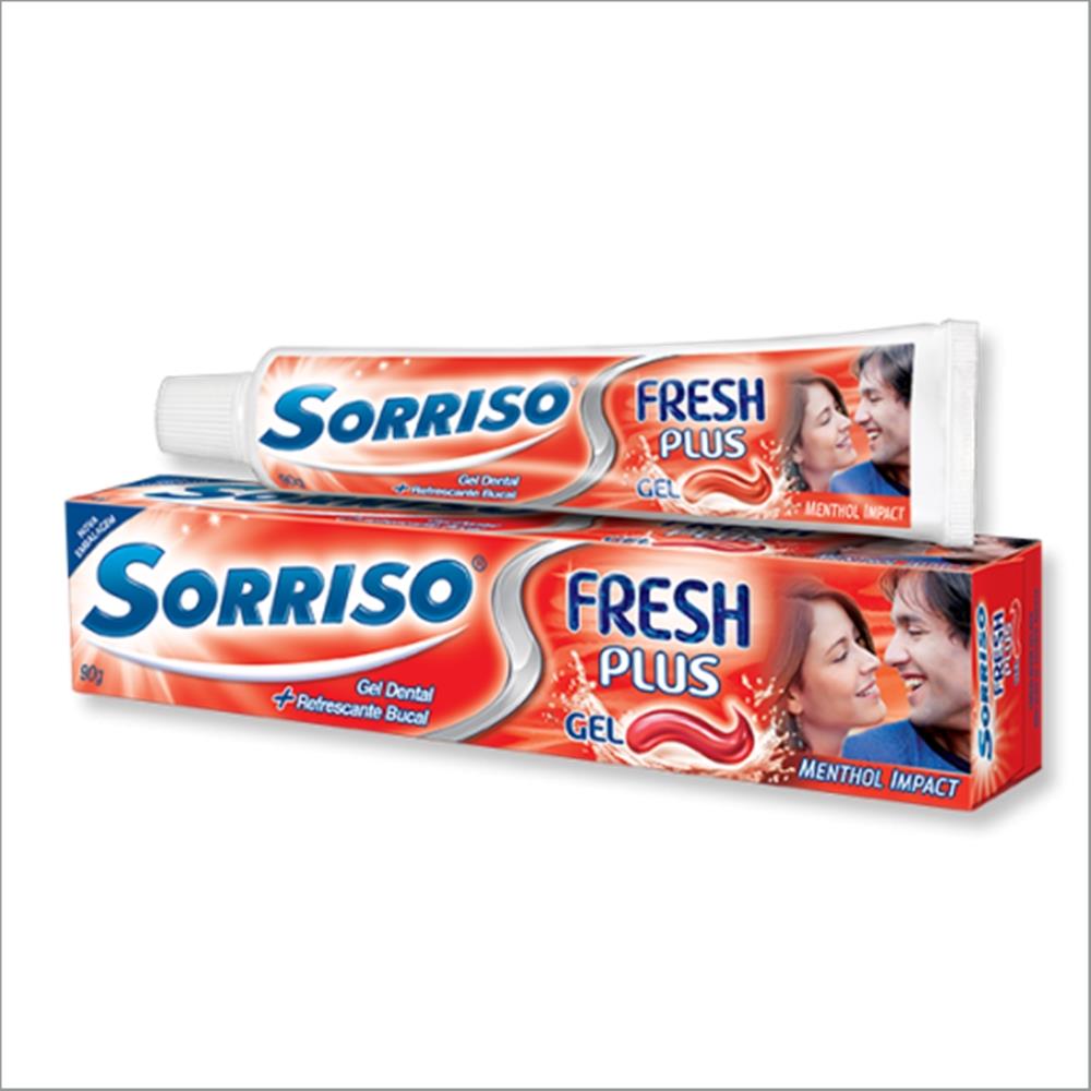 imagem de CR DENT SORRISO 90GR FRESH PLUS MENTHOL