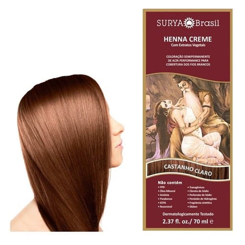 imagem de HENNA SURYA CREME 70ML  CAST CLARO