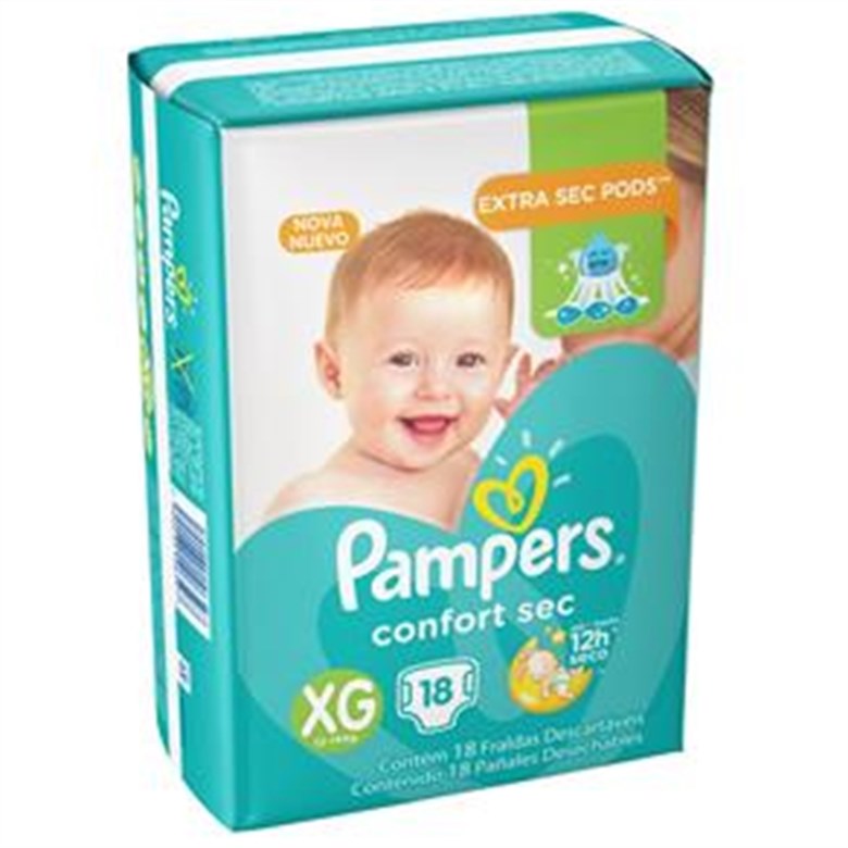 imagem de FRD PAMPERS CONFORT SEC  XG 18UND