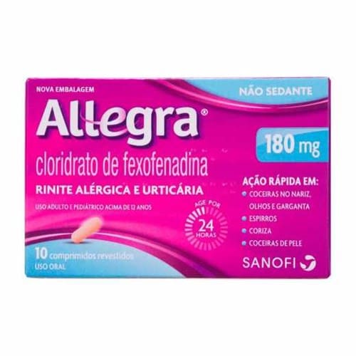 imagem de ALLEGRA 180 MG C/10 COMP.