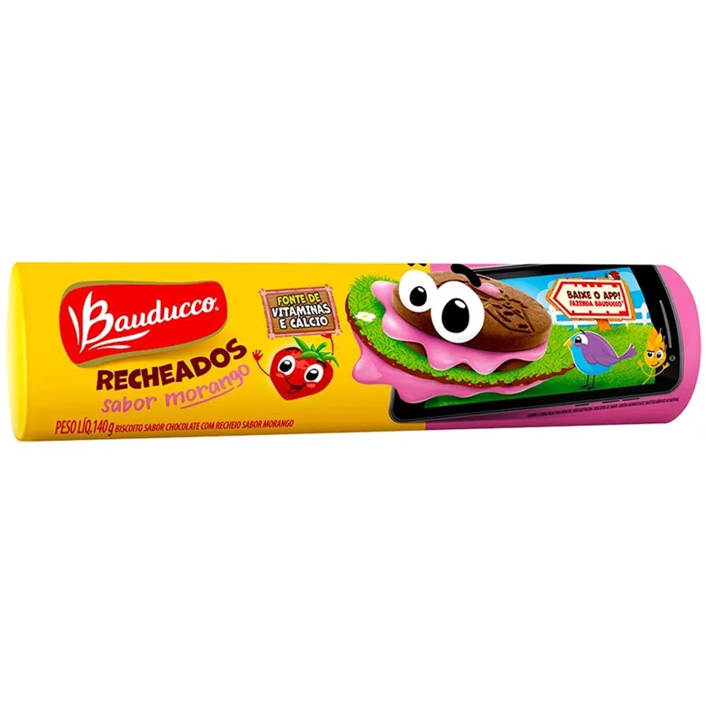 imagem de BISCOITO  BAUDUCCO RECH 140GR MORANGO