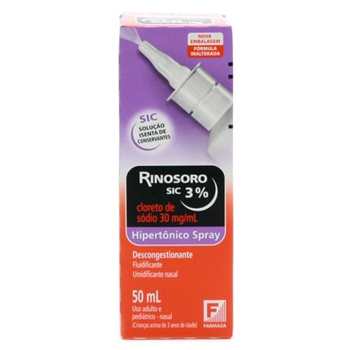 imagem de RINOSORO SIC 3% 50ML SPRAY