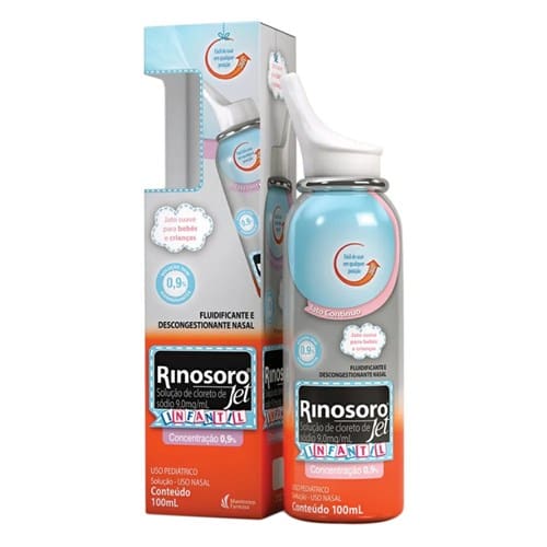 imagem de RINOSORO JET INFANTIL 0,9% 100ML