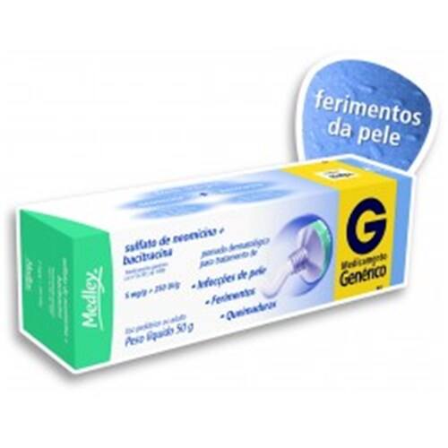 imagem de NEOMICINA+BACITRACINA POM 50GR MEDLEY