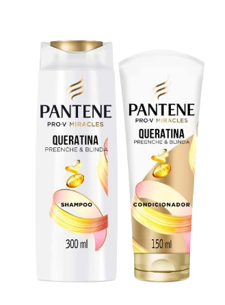 imagem de KIT PANTENE SH 400ML + COND 175  QUERATINA