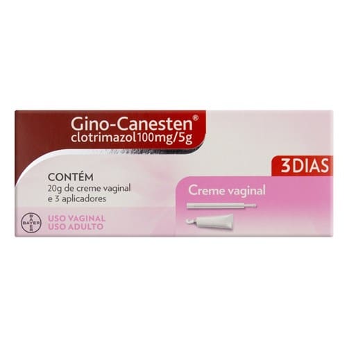 imagem de GINO-CANESTEN 2% CR VAG BG 20G+3 APLIC
