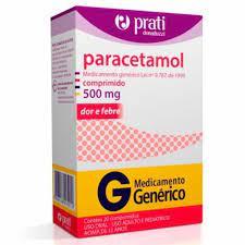 imagem de PARACETAMOL 500MG 20CPR PRATI