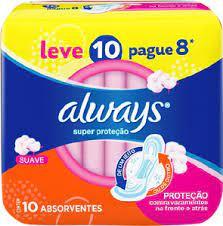 imagem de ABS ALWAYS BASICO 10UN SUAVE ABAS