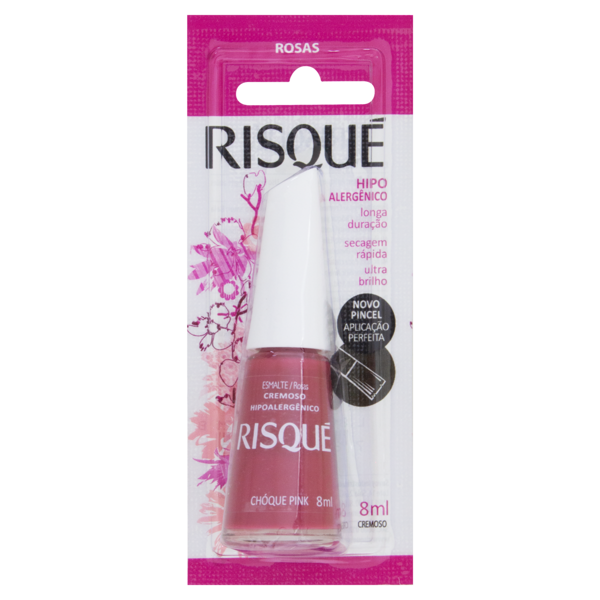 imagem de ESM RISQUE 8ML BL CHOQUE PINK