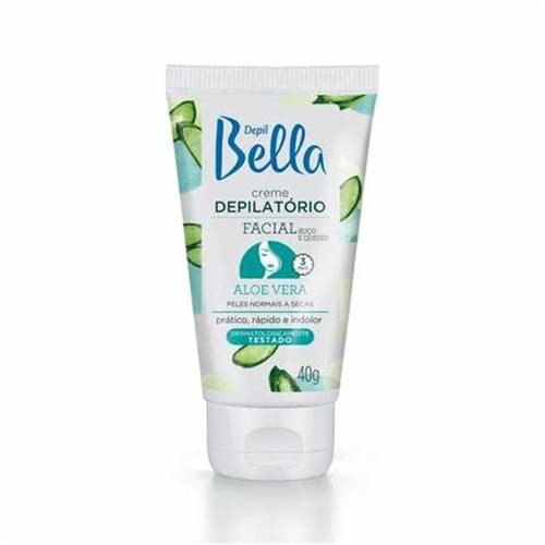 imagem de CREME DEPIL BELLA 40 GR FACIAL ALOE VERA