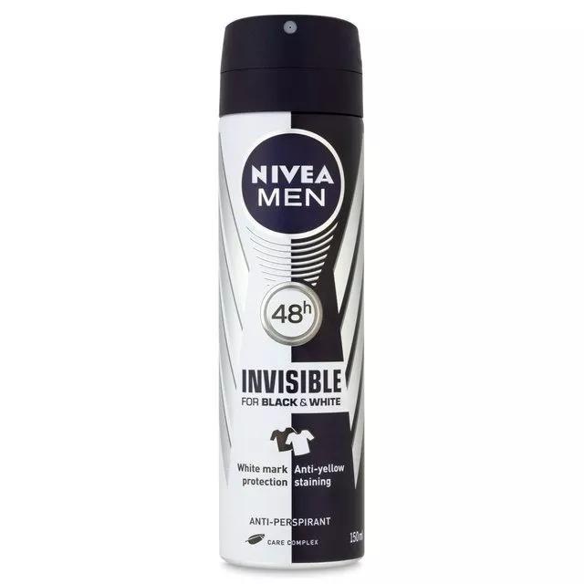 imagem de DES NIVEA AERO 150ML MEN B&W INVISIBLE