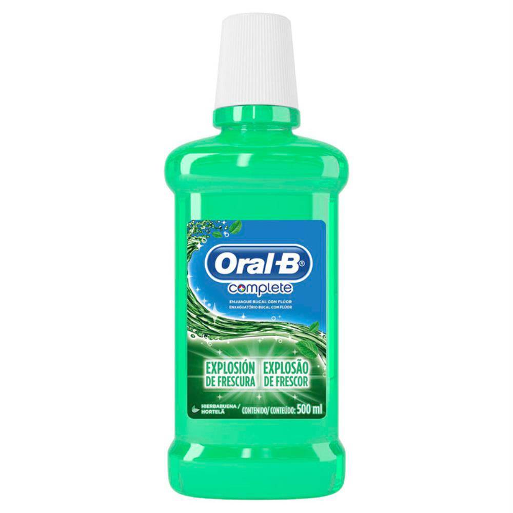 imagem de ENXAGUANTE BUCAL ORAL-B 250ML HORTELA SEM ALCOOL