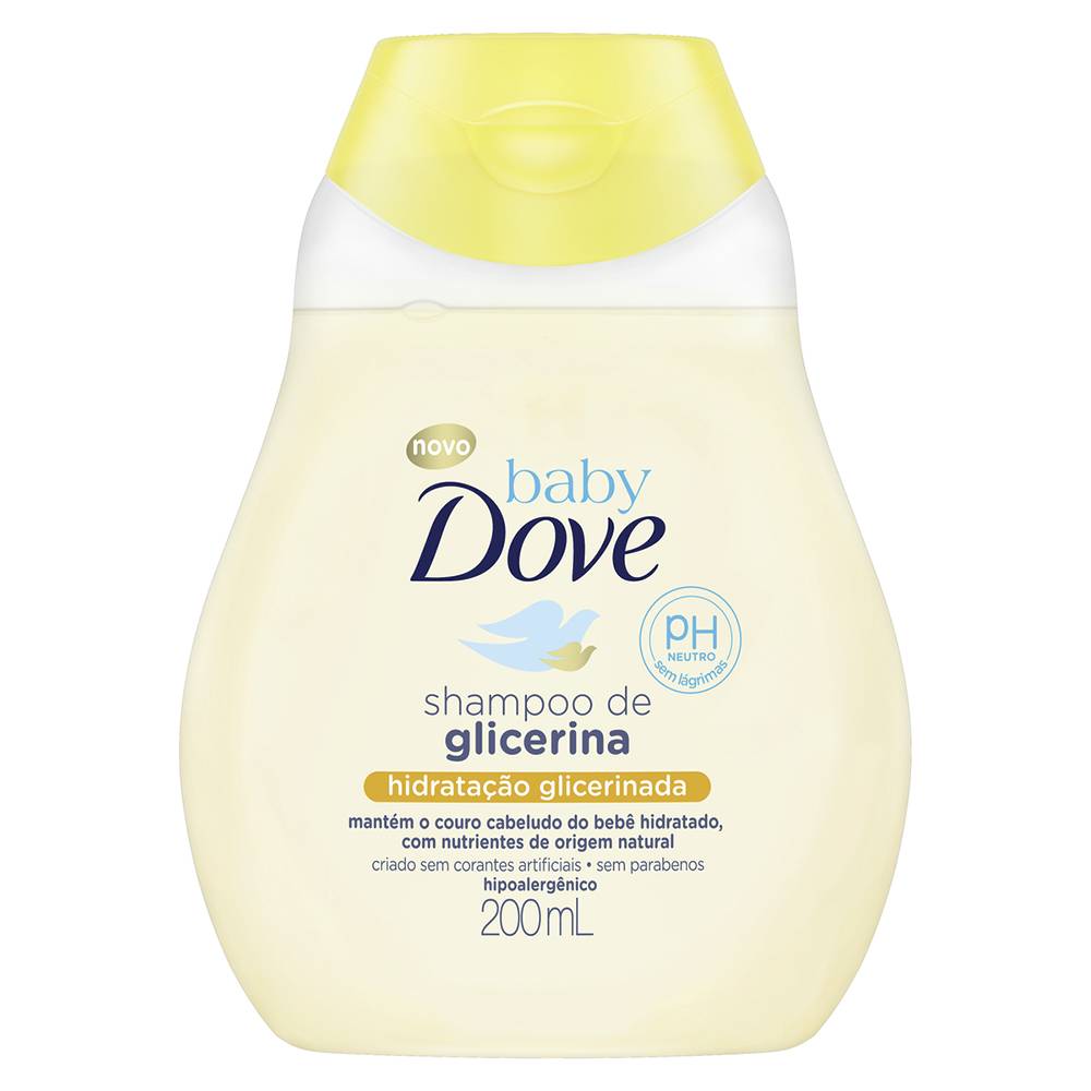imagem de SH DOVE BABY 200ML  HIDRAT GLICERINA
