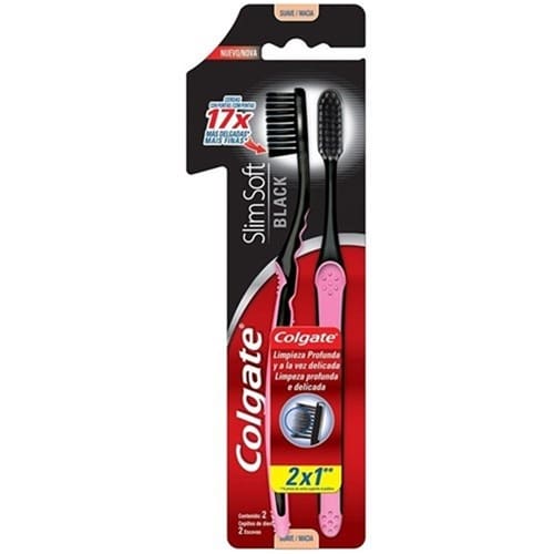 imagem de ESC DENT COLGATE SLIM SOFT BLACK L2P1