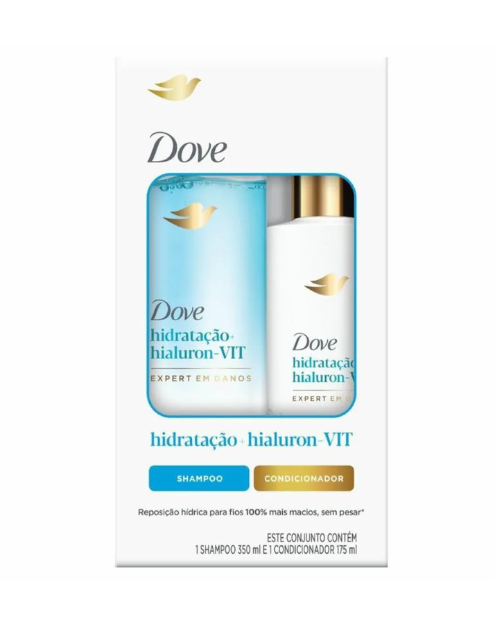 imagem de KIT DOVE 350+175ML HIDRATACAO HIALURON