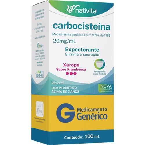 imagem de CARBOCISTEINA XPE INF 100ML NATIVITA