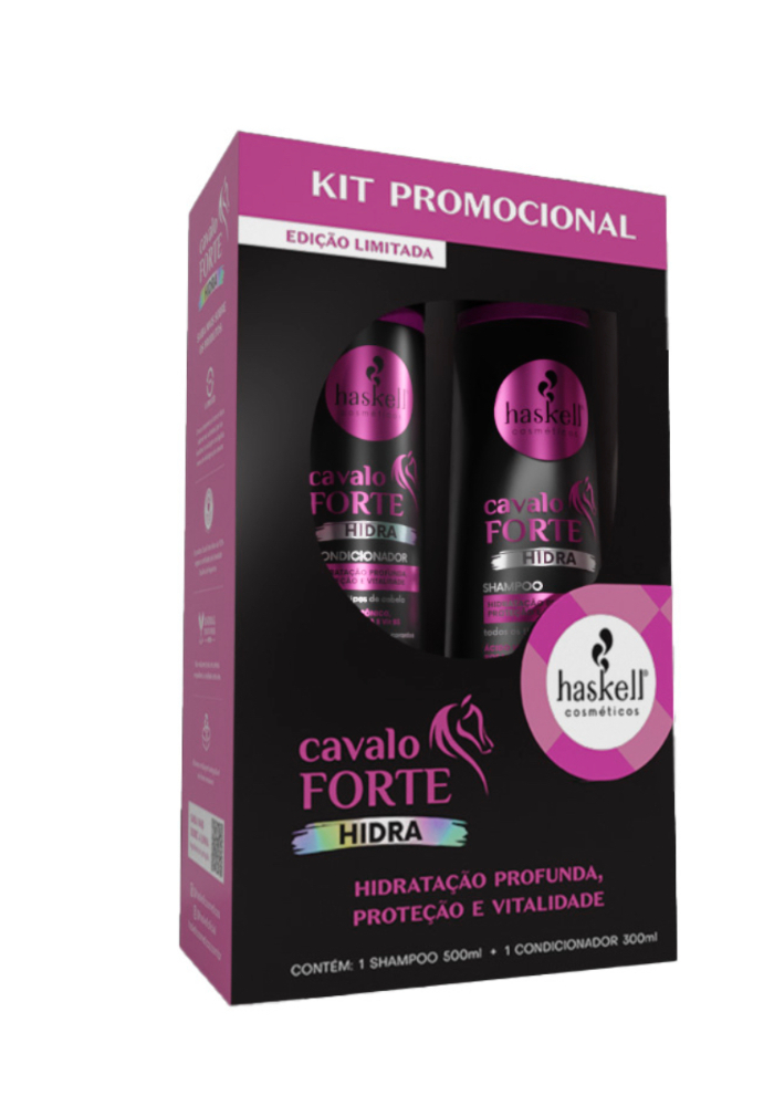 imagem de KIT HASKELL SH+COND 500ML  HIDRA CAVALO FORTE