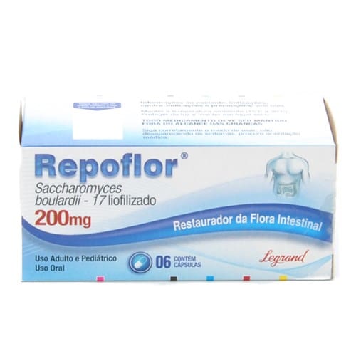 imagem de REPOFLOR 200MG FR 6 CAP