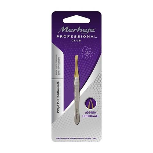 imagem de PINCA SOBRANCELHAS MERHEJE PONTA DIAGONAL