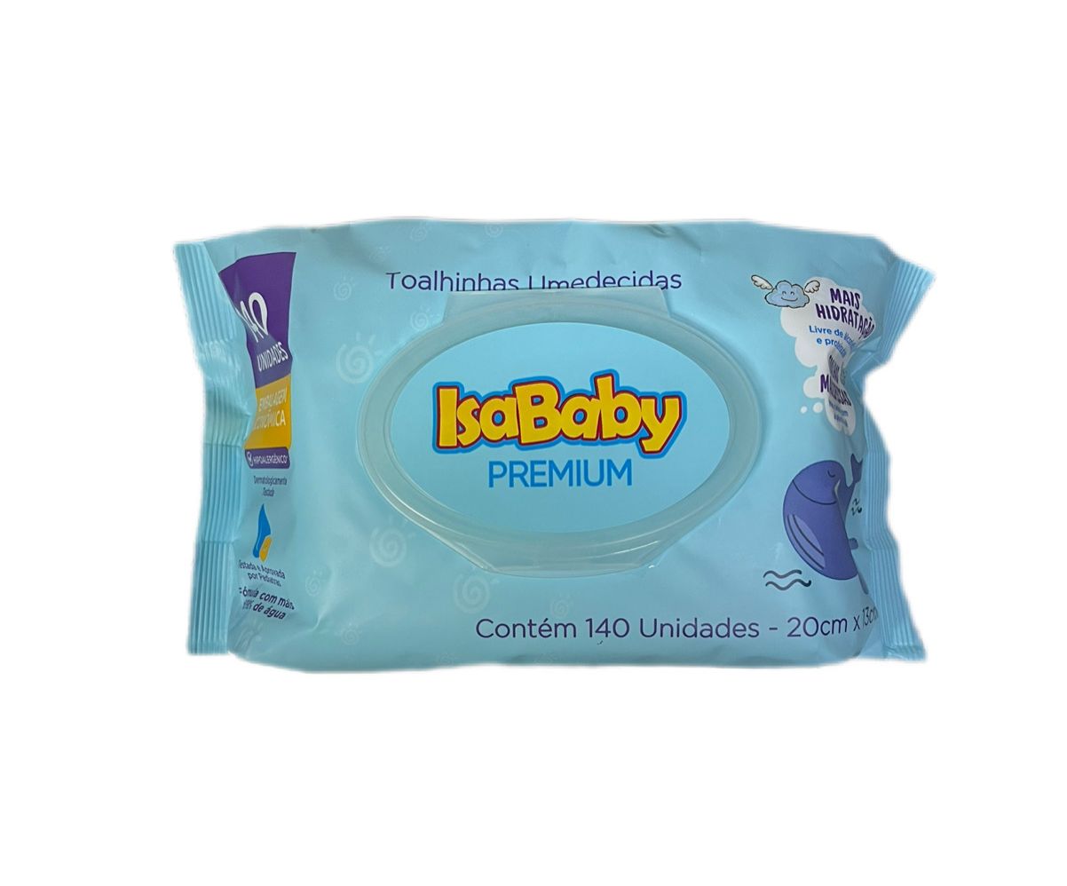 imagem de TOALHA UMEDECIDA ISABABY PREMIUM 140UND