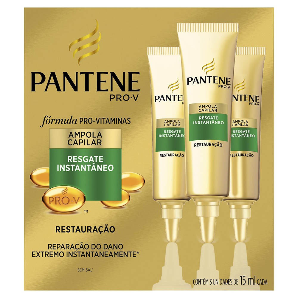 imagem de AMPOLA PANTENE 15ML 1AMP RESTAURACAO