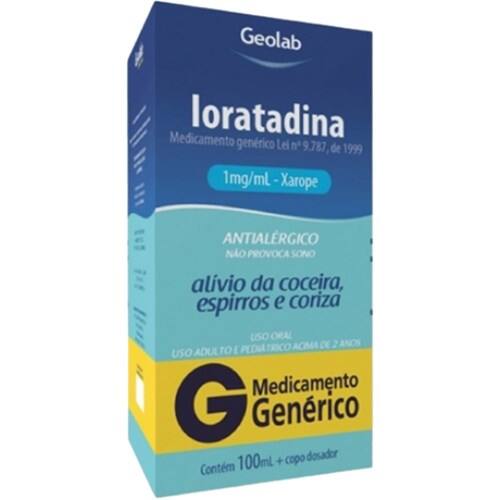 imagem de LORATADINA XPE 120ML GEOLAB