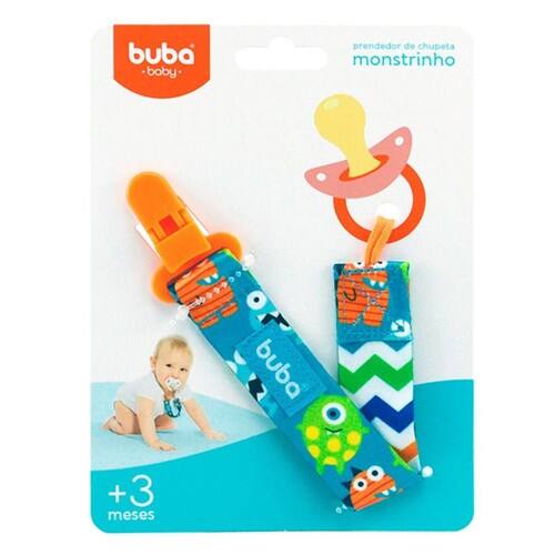 imagem de PRENDEDOR CHUPETA BUBA MONSTRINHO