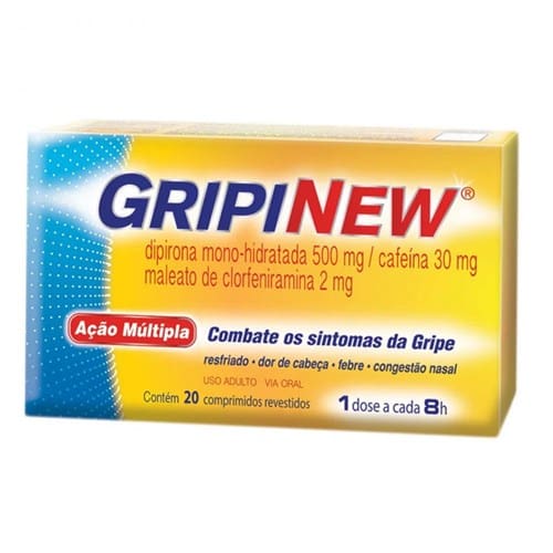 imagem de GRIPINEW 250MG 20CPR