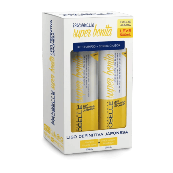 imagem de KIT PROBELE SH 250ML+ COND 200ML  LISO BRIL