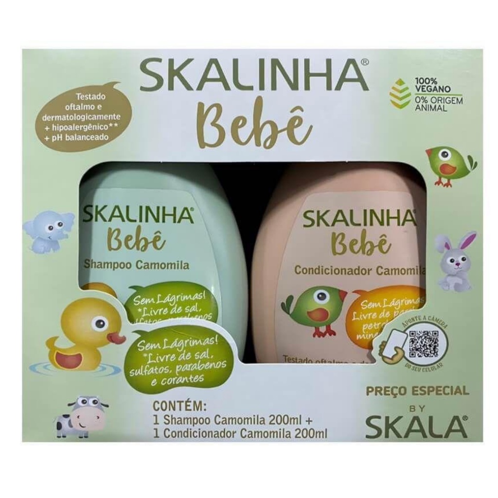 imagem de KIT SKALINHA BEBE 200ML SH+COND CAMOMILA