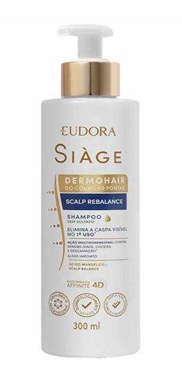 imagem de SH SIAGE  DERMOHAIR 300ML  ANTICASPA