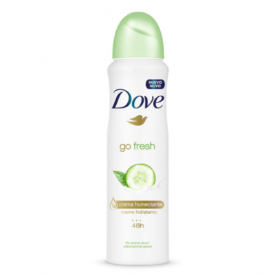 imagem de DES DOVE AERO 150ML GO FRESH PEPINO/CHA VERDE