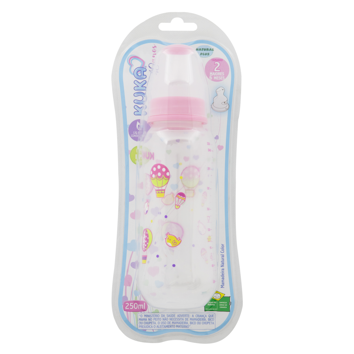 imagem de MAM KUKA 1557 250ML  SIL ORT ROSA