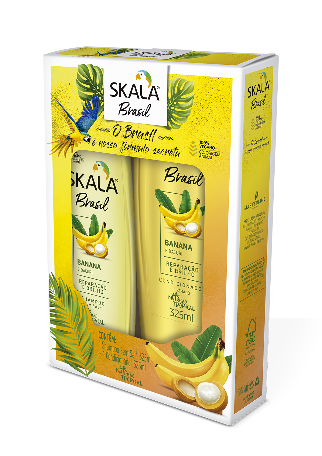 imagem de KIT SKALA SH+COND 325ML BOMBA BANANA