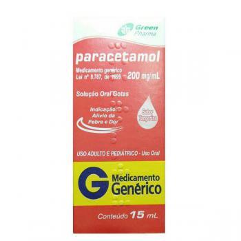 imagem de PARACETAMOL 200MG GTS 15ML GREEN PHARMA