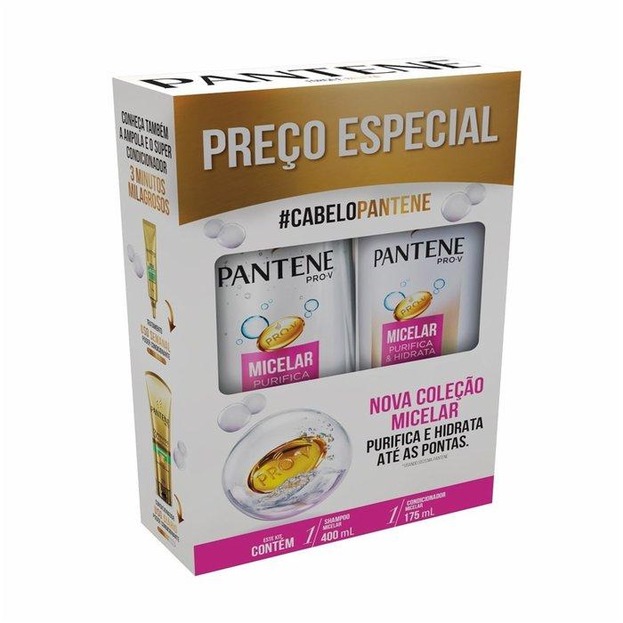 imagem de KIT PANTENE SH 400ML + COND 175ML MICELAR