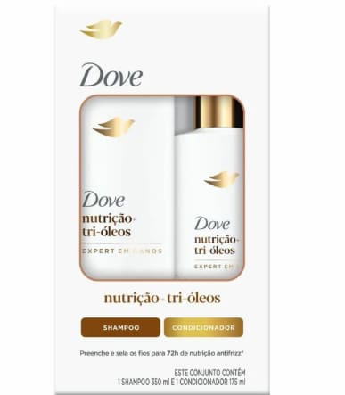imagem de KIT DOVE 350+175ML NUTRICAO+TRI OLEOS