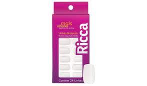imagem de UNHAS POST RICCA 24UN QUADRADO MEDIO NATURAL