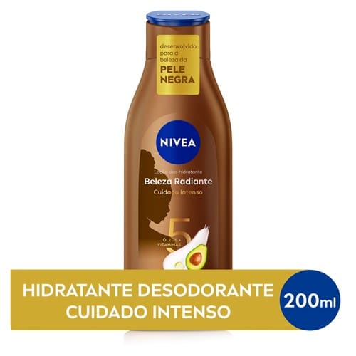 imagem de HID NIVEA 200ML RADIANTE PELE NEGRA
