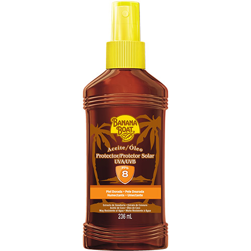 imagem de BANANA BOAT BRONZEADOR OLEO SPRAY FPS8 236ML