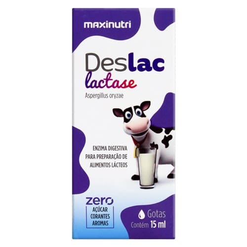 imagem de DESLAC LACTASE GOTAS 15ML MAXINUTRI