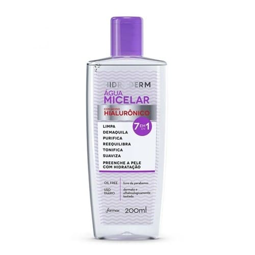 imagem de AGUA MICELAR HIDRADERM 200ML AC HIALURONICO