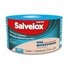 imagem de FITA MICROPORE SALVELOX  2,5X4,5 BEGE